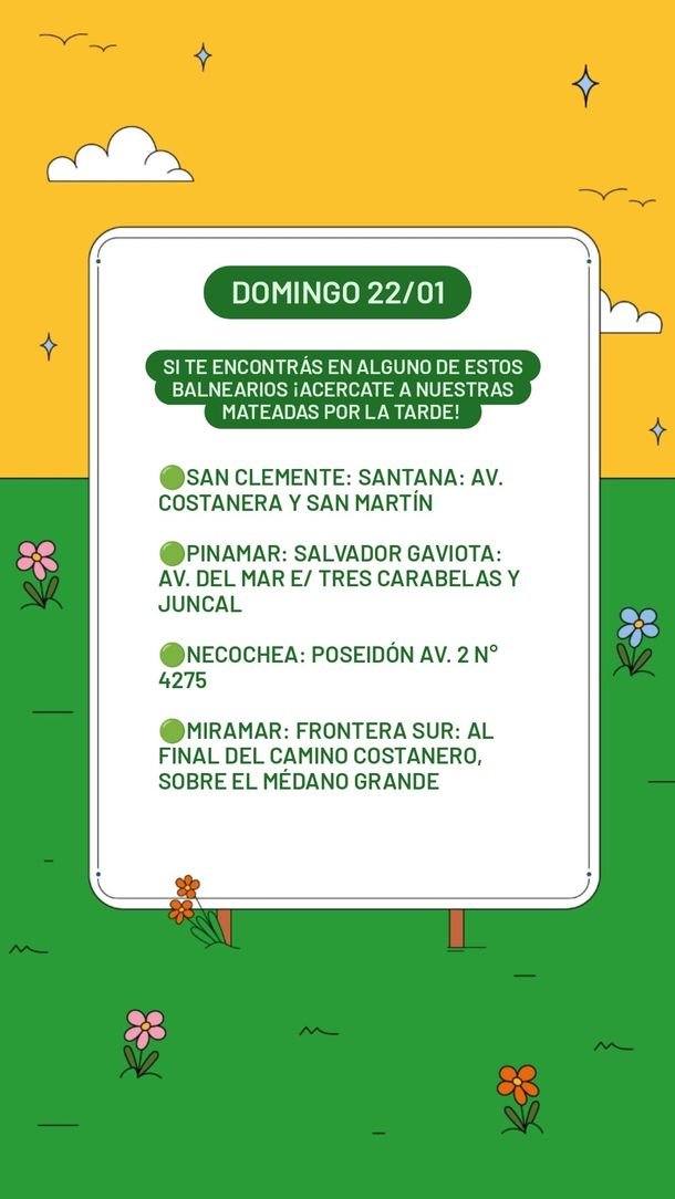 Mate y torta bonaerense gratis en la playa: dónde están hoy