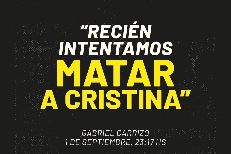 Los mensajes de Nicolás Carrizo que lo comprometen aún más en el atentado contra Cristina Kirchner