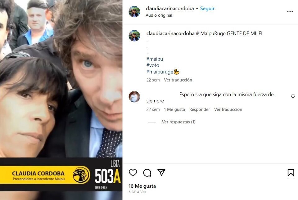 Mendoza: investigan a una docente candidata de Milei que hizo campaña mientras estaba de licencia médica