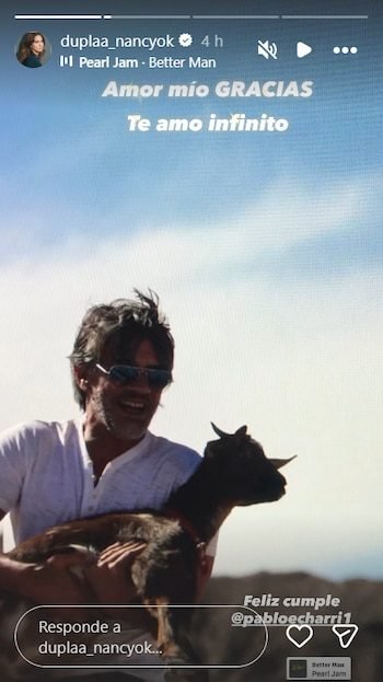 El emotivo posteo de Nancy Dupláa para celebrar los 57 años de Pablo Echarri: "Te amo infinito"