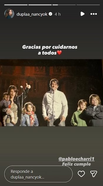 El emotivo posteo de Nancy Dupláa para celebrar los 57 años de Pablo Echarri: "Te amo infinito"