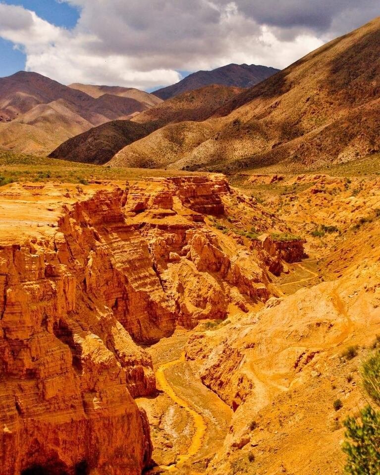 Este río de aguas amarillas es uno de los paisajes más sorprendentes y menos conocidos de la Argentina