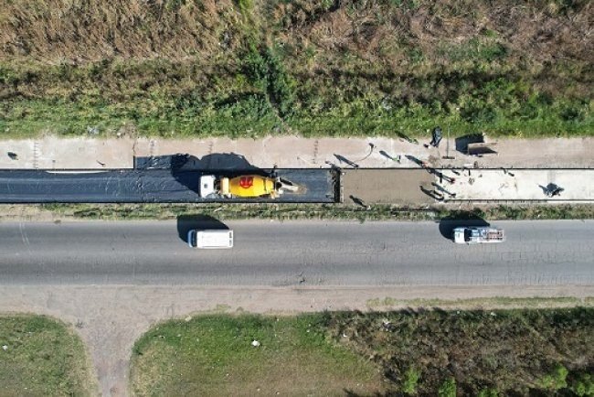 Obras que garantizan la seguridad vial: avanzan los trabajos en la Ruta Provincial 24