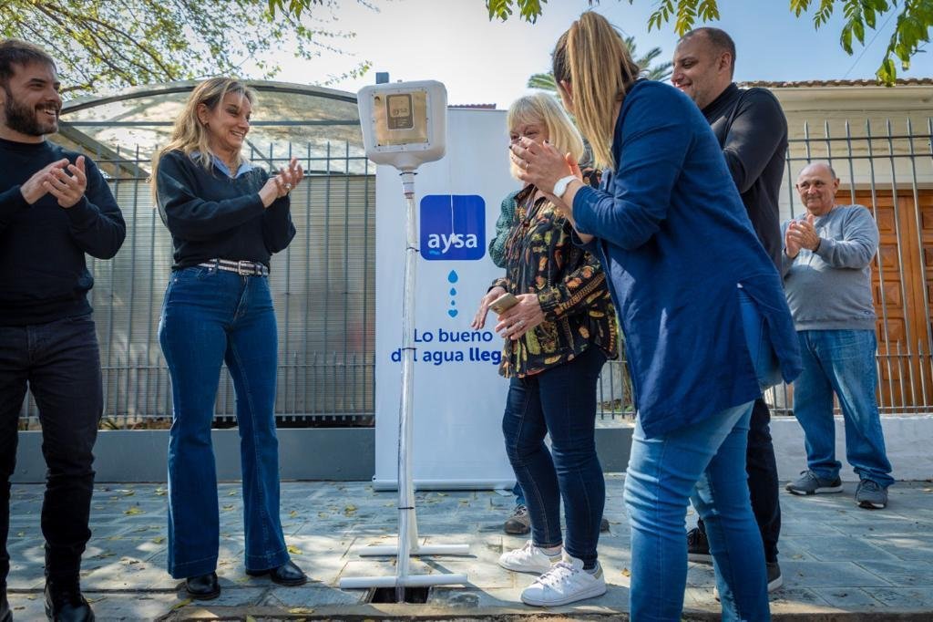 Malena Galmarini habilitó una red cloacal para 4.000 habitantes de Turdera, en Lomas de Zamora