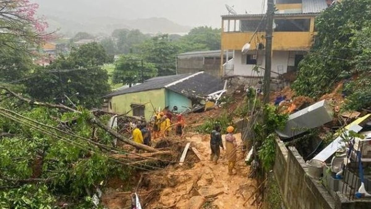Brasil: ya son 16 los muertos por las lluvias torrenciales en Río de Janeiro