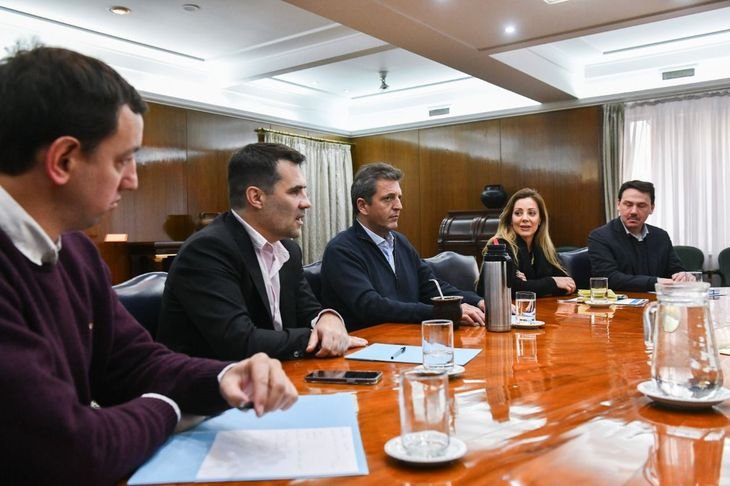 Sergio Massa recibió a la flamante secretaria de Energía de la Nación