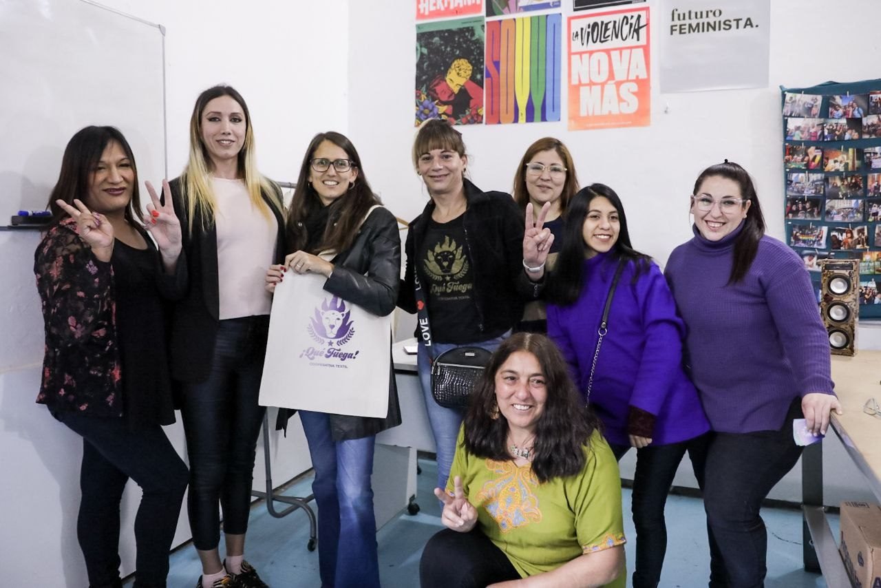 Gómez Alcorta visitó en Ituzaingó una cooperativa textil que crece con el apoyo del Programa Producir