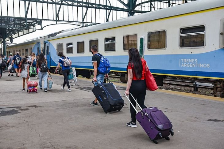 El uso de trenes para ir de vacaciones creció un 70% en enero