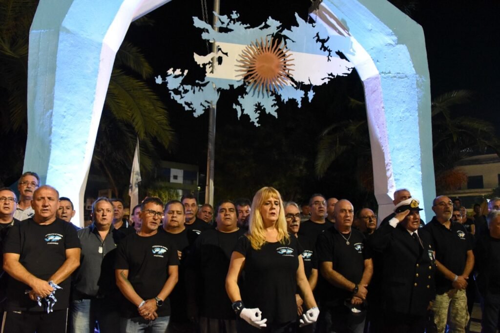 sentido homenaje por los 40 años de Malvinas